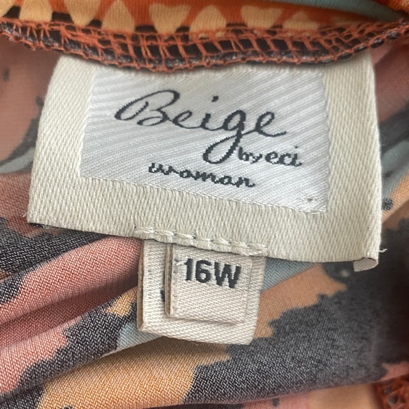 Beige by eci Vibrant Mosaic Long Sleeve Dress - Picture 4 of 4